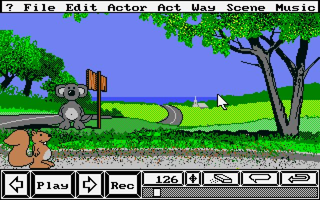 cartooners screenshot for dos