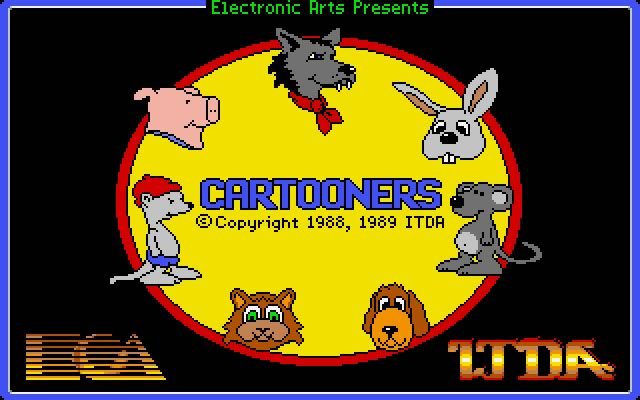 cartooners screenshot for dos