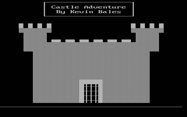 castle-adventure screenshot for dos