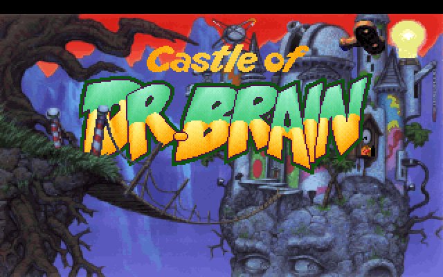 castle-of-dr-brain screenshot for dos