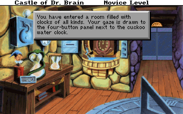 castle-of-dr-brain screenshot for dos