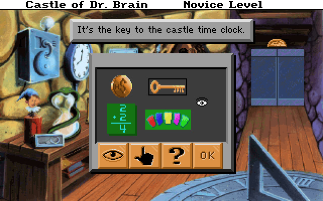 castle-of-dr-brain screenshot for dos