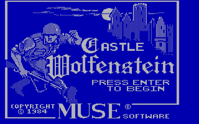castle-wolfenstein screenshot for dos