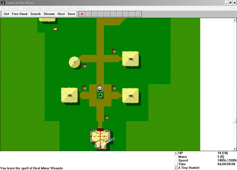 castle-of-the-winds screenshot for win3x