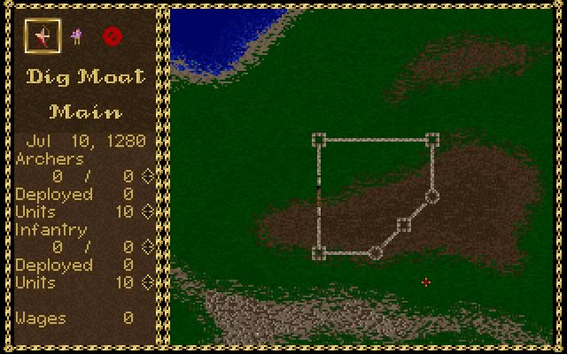 castles screenshot for dos