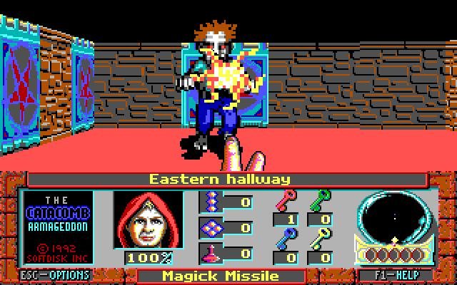 catacomb-armageddon screenshot for dos