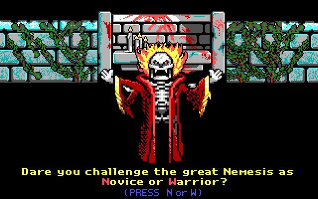 catacomb-armageddon screenshot for dos