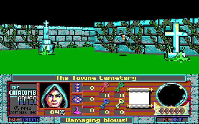 catacomb-abyss screenshot for dos