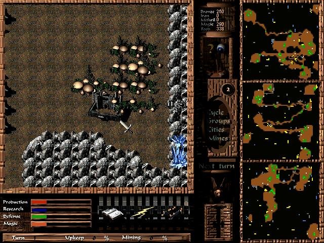 cave-wars screenshot for dos