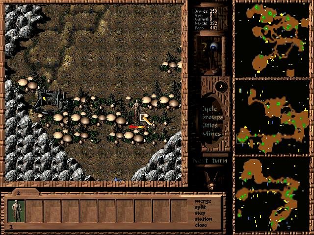 cave-wars screenshot for dos