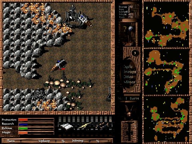 cave-wars screenshot for dos