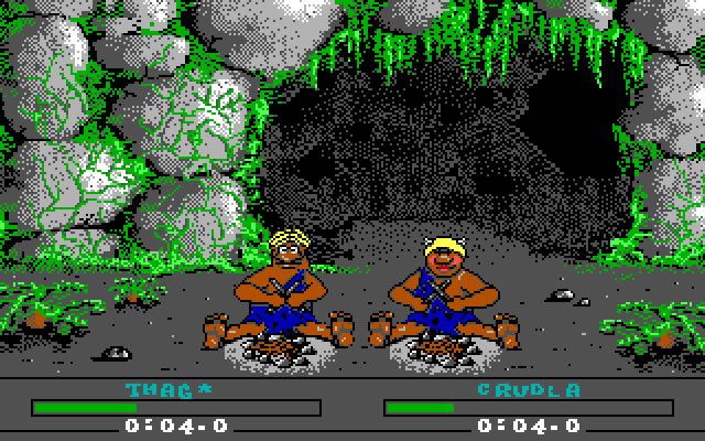 caveman-ugh-lympics screenshot for dos