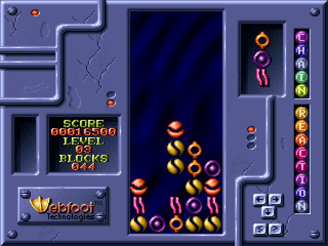 chain-reaction screenshot for dos