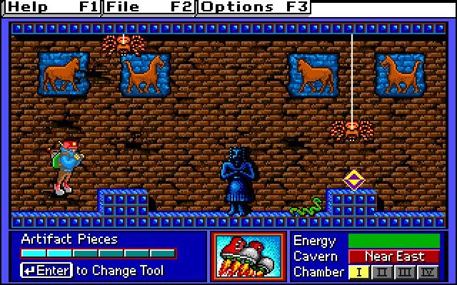 super-solvers-challenge-of-the-ancient-empires screenshot for dos
