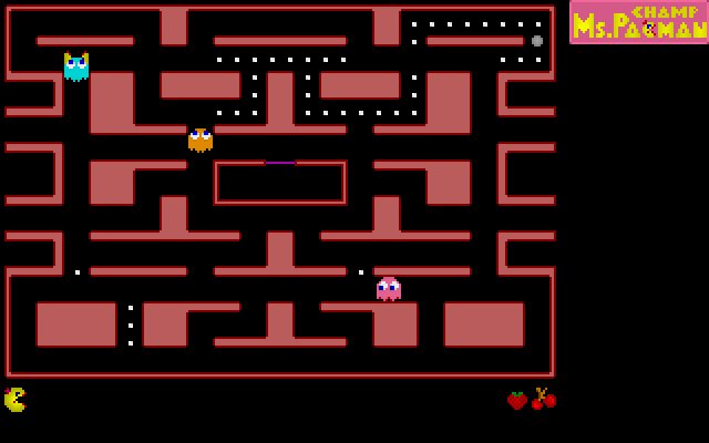 champ-ms-pac-man screenshot for dos