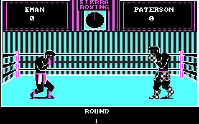 sierra-championship-boxing screenshot for dos