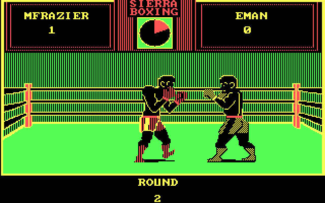 sierra-championship-boxing screenshot for dos