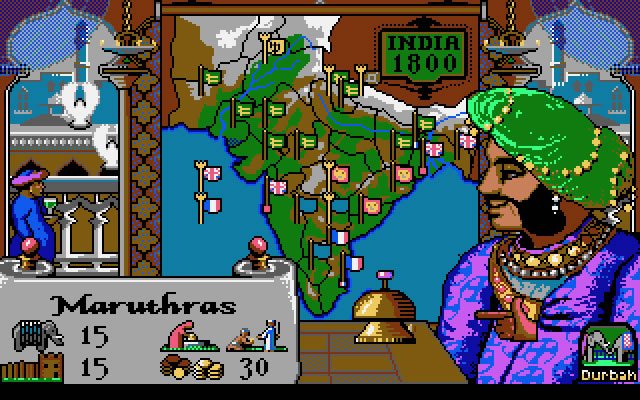 champion-of-the-raj screenshot for dos