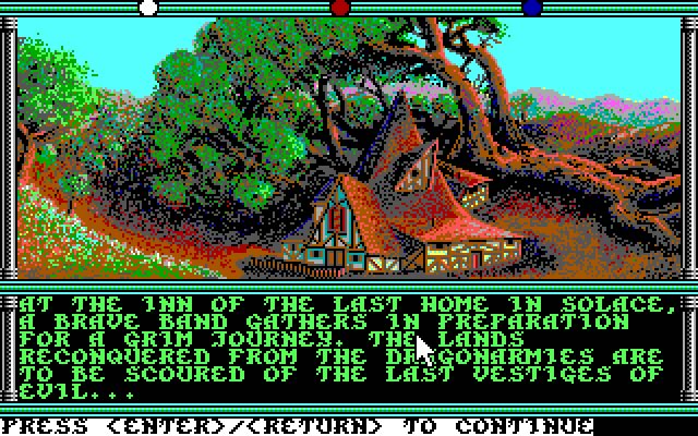 champions-of-krynn screenshot for dos