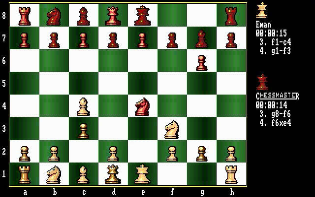 fidelity-chessmaster-2100 screenshot for dos