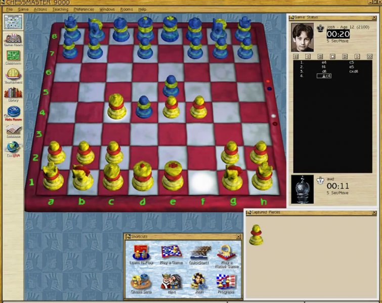 Image chessmaster-9000-03.jpg, screenshot of Chessmaster 9000 - Abandonware  DOS