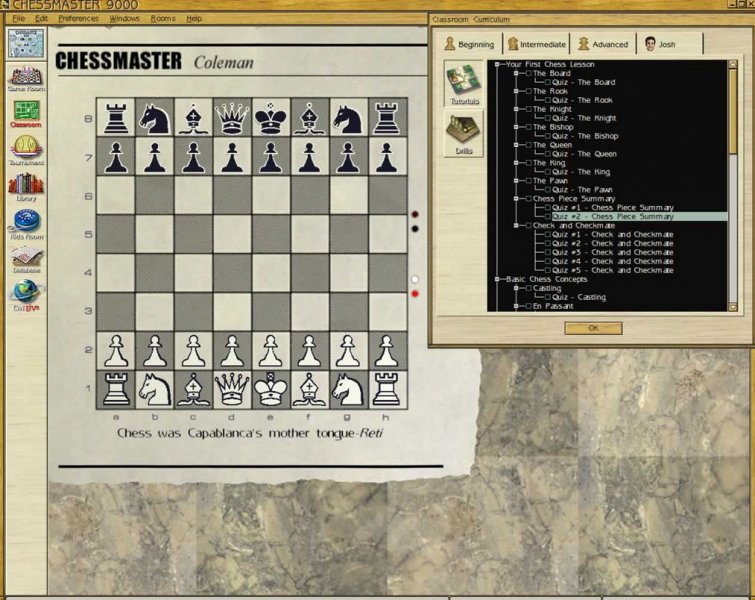 chessmaster-9000 screenshot for winxp