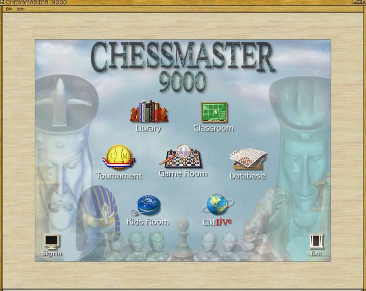 Image chessmaster-9000-03.jpg, screenshot of Chessmaster 9000 - Abandonware  DOS