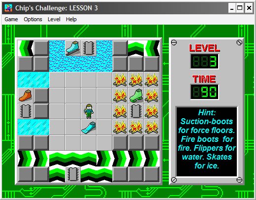 chip-s-challenge screenshot for win3x