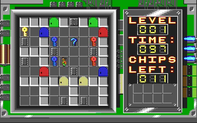 chip-s-challenge screenshot for dos