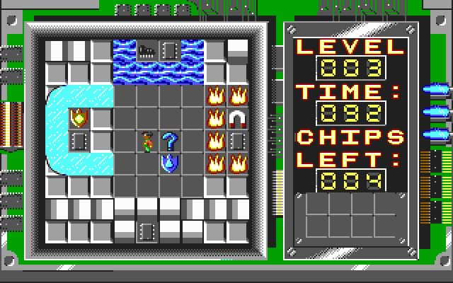 chip-s-challenge screenshot for dos