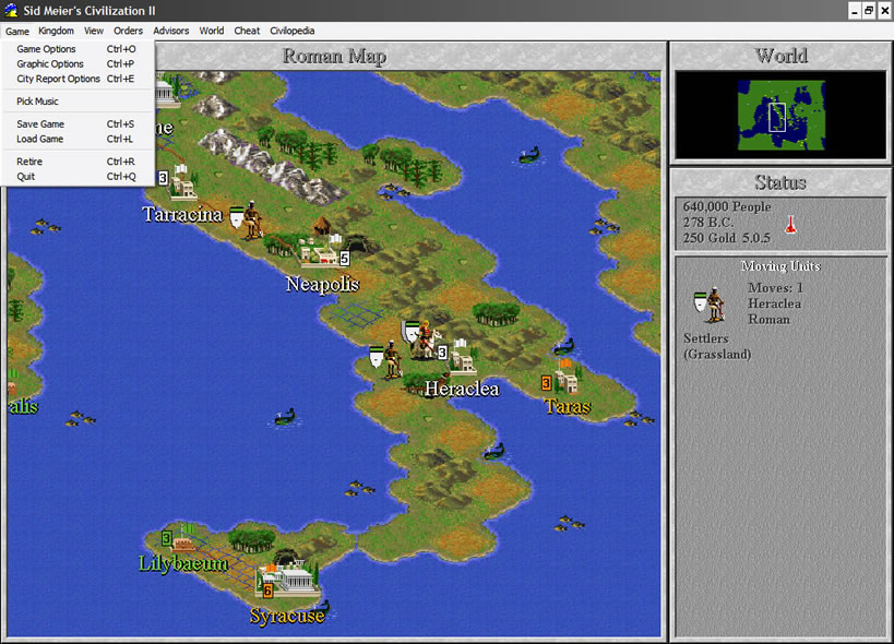 civilization-2 screenshot for winxp