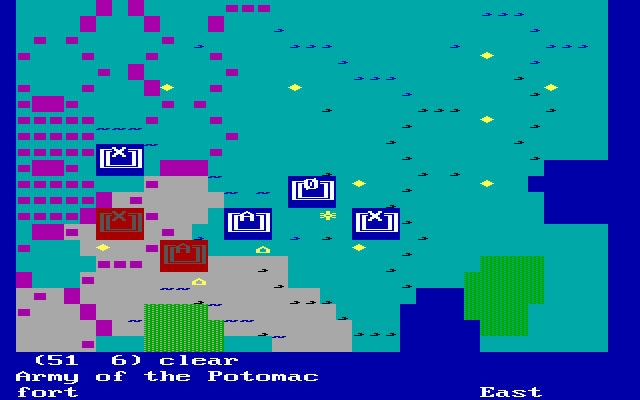 the-civil-war screenshot for dos