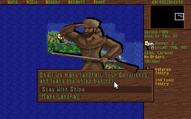 colonization screenshot for dos