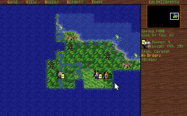 colonization screenshot for dos