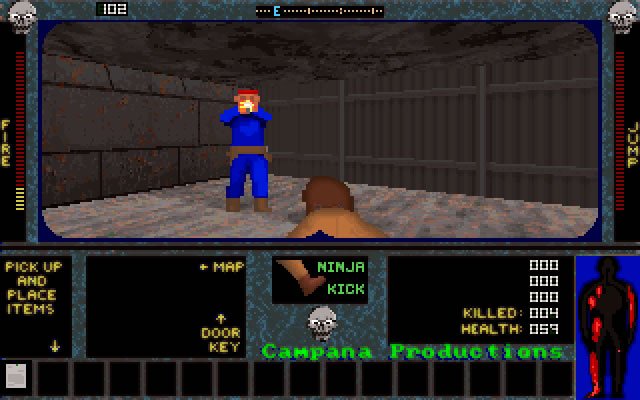 colosso-revenge screenshot for dos
