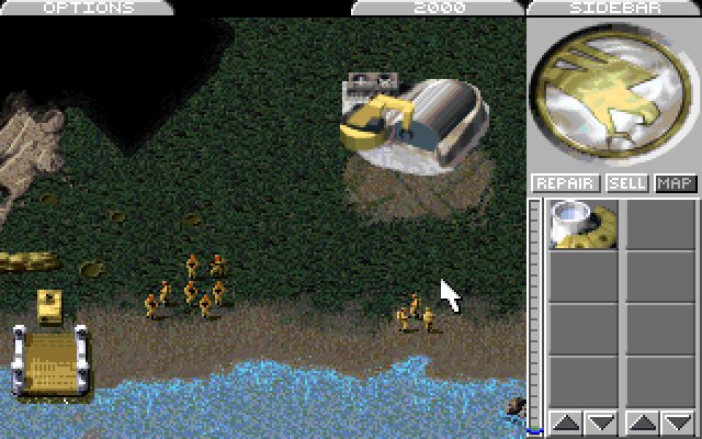 command-amp-conquer screenshot for dos