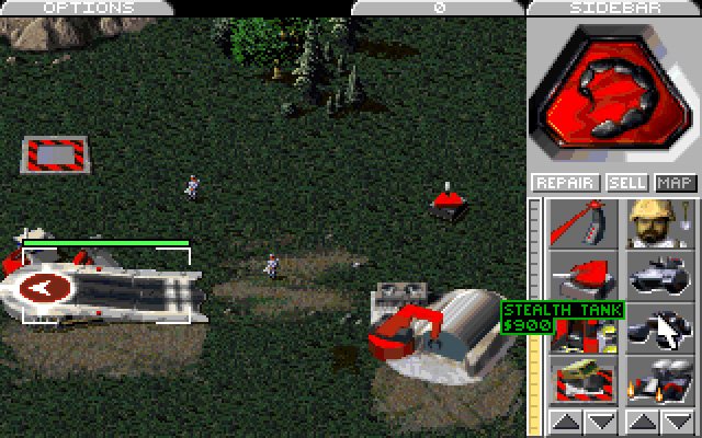 command-amp-conquer screenshot for dos