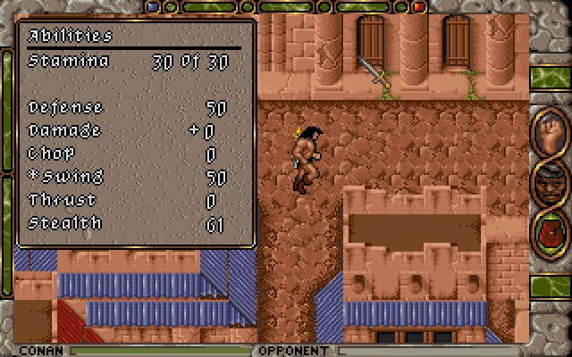 conan-the-cimmerian screenshot for dos