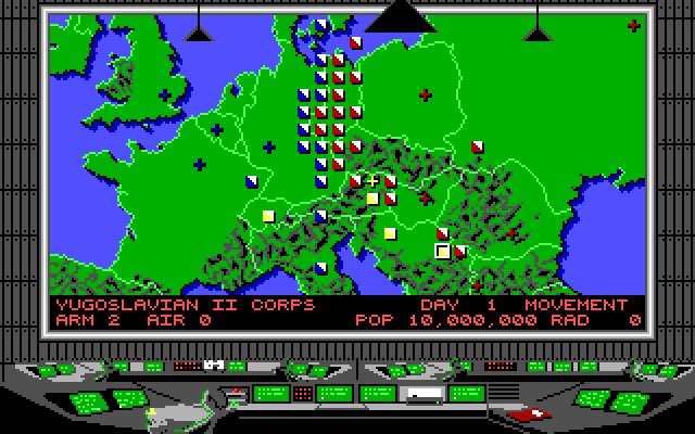 conflict-europe screenshot for dos