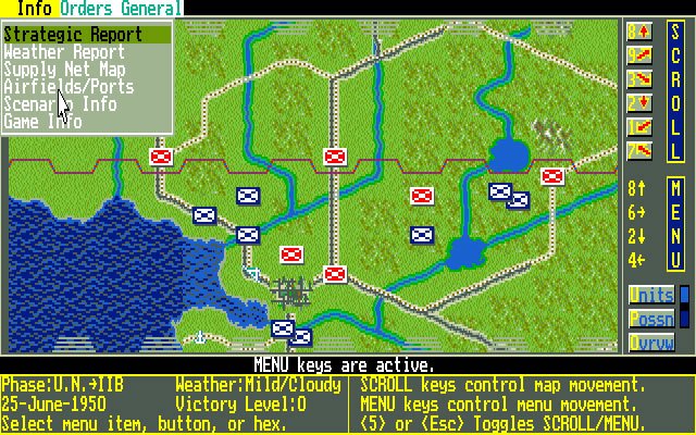 conflict-korea screenshot for dos