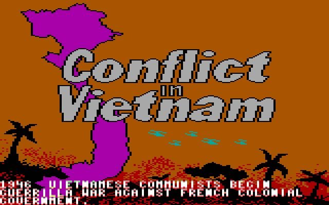 conflict-in-vietnam screenshot for dos