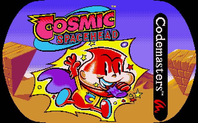 cosmic-spacehead screenshot for dos