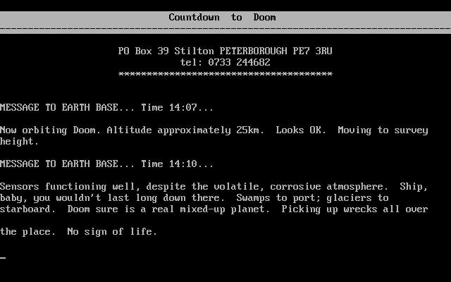 Countdown to Doom screenshot