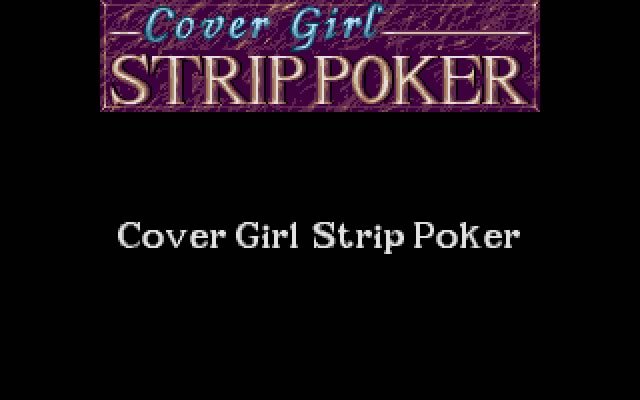 cover-girl-strip-poker screenshot for dos