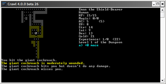 dungeon-crawl screenshot for winxp