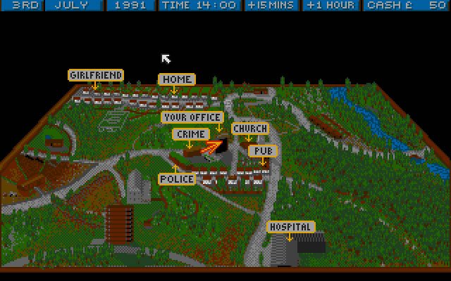 crime-city screenshot for dos