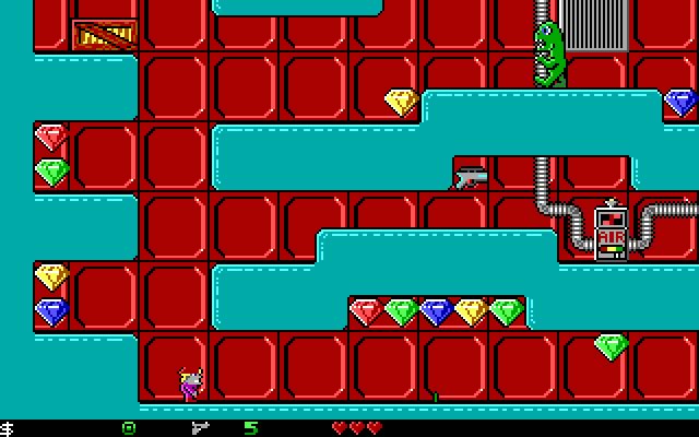 crystal-caves-vol-1-troubles-with-twibbles screenshot for dos