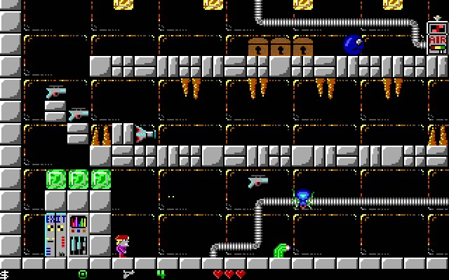 crystal-caves screenshot for dos