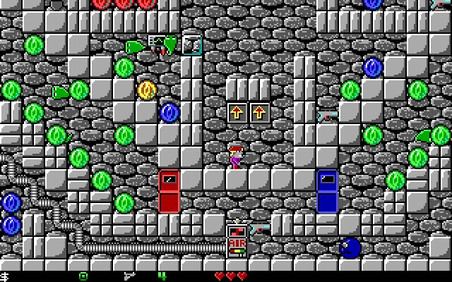 crystal-caves-vol-1-troubles-with-twibbles screenshot for dos