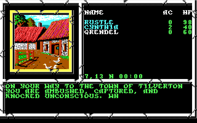 curse-of-the-azure-bonds screenshot for dos